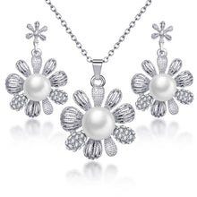 Load image into Gallery viewer, ZOSHI Hot Sale Fashion Women Jewelry Classy Sparking Crystal Necklace Wedding Gold/Silver Jewelry Set Woman Dress Accessories
